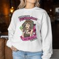 Women's Hairdresser Saying Pechsträhne Haar Hairdryer Sweatshirt Frauen Lustige Geschenke