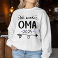 Women's Ich Werde Oma 2025 Sweatshirt Frauen Lustige Geschenke