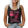50 ° Compleanno Partito Flamingo Magliette Per Le Donne Canotta da donna