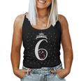 6 Herzen Krone 6 Jahre Alt Happy 6Th Birthday Mädchen Frauen Tank Top Frauen