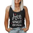 Amorincit Omnia Love Conquers Tutti Detto Italiano Donne Canotta da donna