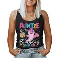 Auntie Of The Shark Birthday Matching Family Aunt Women Tank Top