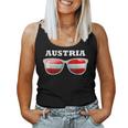 Austria Coat Of Arms Flag Glasses & Women's Austria Tank Top Frauen