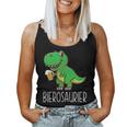 Beer Dinosaur Beer Saufen Party Beer Drinker Saying Tank Top Frauen