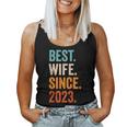 Best Wife Since 2023 1 Hochzeitstag 1 Jahr Tank Top Frauen