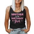 Brother Of The Birthday Pink Girl Matching Family Women Tank Top