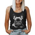 Bulldog American Bulldog Perro Dibujo Perro Cuello Camiseta sin mangas para mujer