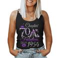 Chapter 70 Est 1954 70 Years Old 70Th Birthday Queen Women Tank Top