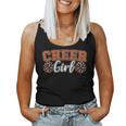 Cheer Girl Cheerleader Cheerleading Practice Orange Women Tank Top