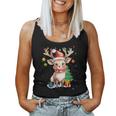 Christmas Children Reindeer Red Nose Tank Top Frauen