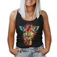 Colourful Giraffe Tank Top Frauen