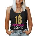 Compleanno Ragazza Donna 18 Anni Divertente Scritta Canotta da donna