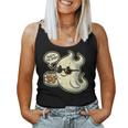 Cool Ghost Whiskey Pun Halloween Women Tank Top
