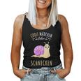 Coole Mädchen Lieben Schnecken Geschenk Tank Top Frauen