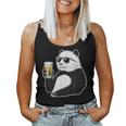 Coole Sonnenbrille Pandabär Bier Trinkend Pandas Tank Top Frauen