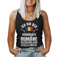 Crazy Romania Romanian Flag Tank Top Frauen