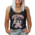 Graphic Cute Baby Cry Baby Girl Women Tank Top