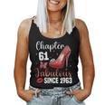 Cute Chapter 61 Fabulous Since 1963 61St Girl Birthday Women Tank Top