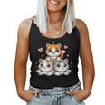 Cute Kawaii Cats Neko Kitten Cat Lover Girl Women Tank Top