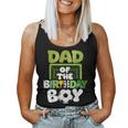 Dad And Mom Of The Birthday Boy Soccer Family Party Decor Women Tank Top