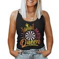 Dart Spielerin Dart Queen Lustiges Dart Spielen Frauen Tank Top Frauen