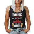 'Der Maurer Will Ein Beer' Tank Top Frauen