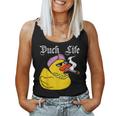 Duck Life Gangster Quietscheente Lustiges Ente Tank Top Frauen