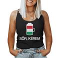 Ein Bier Bitte Auf Hungarian Beer Tank Top Frauen