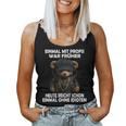 Einmal Mit Profis Teddybär Sayings Tank Top Frauen