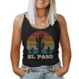 El Paso Texas Cactusintage Souvenir Tank Top Frauen