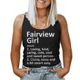 Fairview Girl Tx Texas Cadeau Amusant Pour Fille Débardeur pour femme