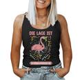 Flamingo Die Lage Ist Besäufniserregend Tank Top Frauen