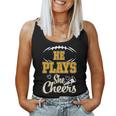 Football And Cheer Mom Cheerleading Mother Football Women Tank Top