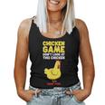 Chicken Game Schau Nicht Auf Das Huhn Tank Top Frauen