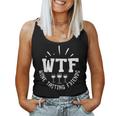 Wine Lover Wtf Wine Tasting Friends Drinking Wine Women Tank Top