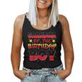 Grandma Of The Birthday Boy Family Party Decorations Women Tank Top