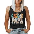 Groovy Papa Dad Retro Hippie 60S 70S Party Outfit Men Women Tank Top