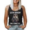 Guten Morgen Ganz Dünnes Eis- Morgenmuffel Coffee Hamster Tank Top Frauen