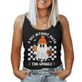 Halloween Math Teacher A Day Without Math Too Spooky Women Tank Top