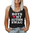 Jungen Lieben Meinen Autismus Swag Lustige Autistische Mädchen Bewusstseins-Idee Tank Top Frauen