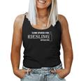 Kann Spurenon Riesling With Red Wine Winzer Alk Text Tank Top Frauen