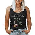 La Dolceita Italy Laurelino Wine Tank Top Frauen