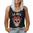 La Jefa Sugar Skullêtements Mexicain Dia De Los Muertos Dead Débardeur pour femme