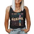 My Last First Day Senior 2025 Back To School Class Groovy Women Tank Top