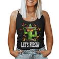 Let's Fiesta Cactus Mexican Party Tacos Nacho Avocado Tank Top Frauen