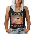 Lgbt Let's Get A Beer Together Divertente Trendy Canotta da donna