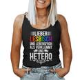 Lieber Lesbian Und Lebensfroh Lesbian Lgbtq Pride Women's Tank Top Frauen