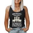 Mir Reichts Ich Geh Alpakas Streicheln Llama Animal Tank Top Frauen