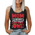 Mom Of The Berry Sweet One Strawberry 1St Birthday Women Tank Top