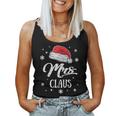 Mrs Mama Santa Claus Christmas Santa Hat Mum Tank Top Frauen